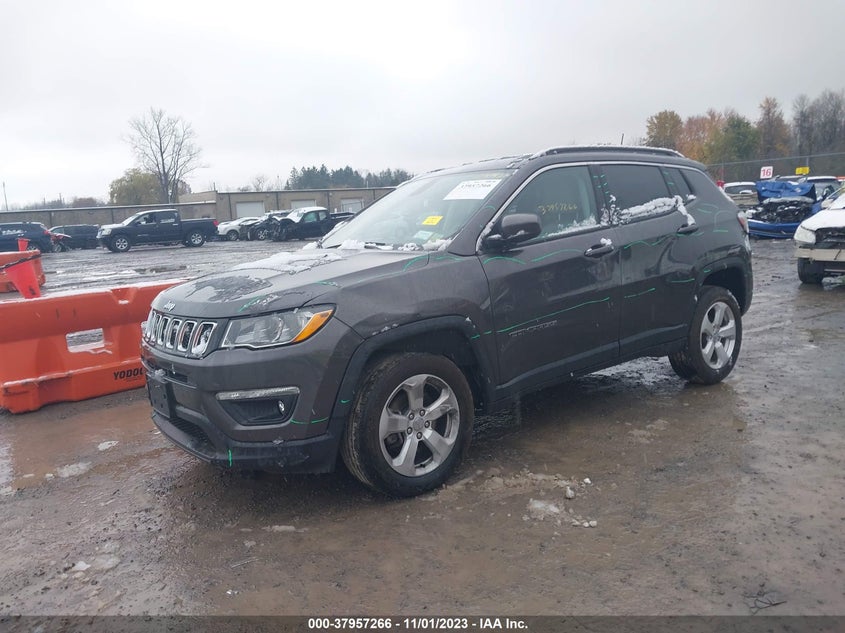 VIN 3C4NJDBB8MT537524 2021 JEEP COMPASS LATITUDE