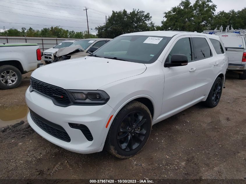 1C4RDHDG9MC760546 Dodge Durango GT PLUS RWD 2