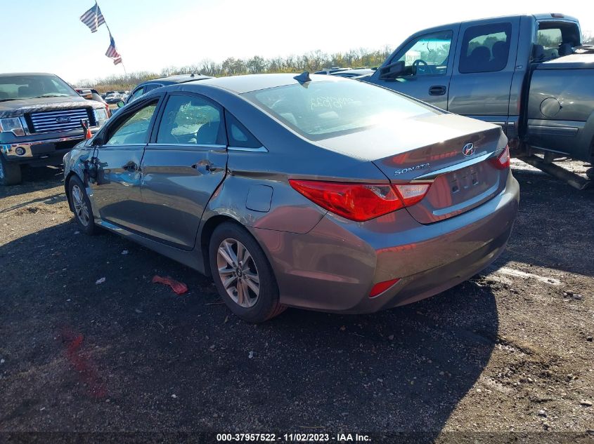 2014 HYUNDAI SONATA GLS - 5NPEB4AC1EH858555