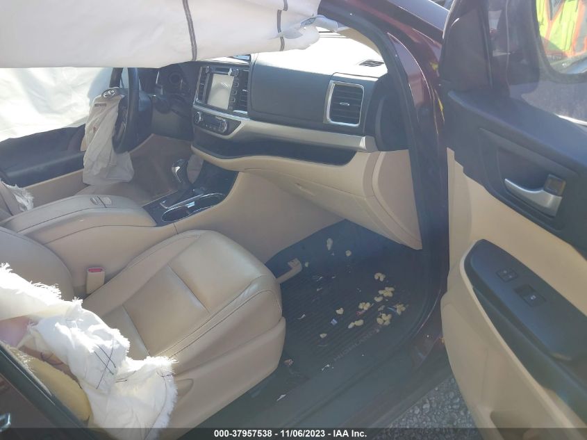 2015 TOYOTA HIGHLANDER XLE V6 - 5TDJKRFH1FS139091