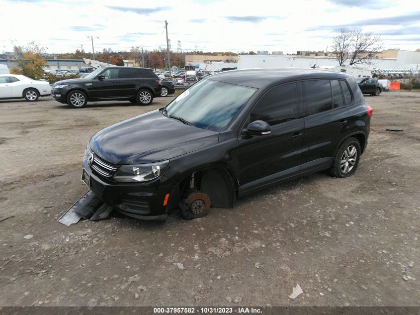 2013 VOLKSWAGEN TIGUAN S/SE/SEL - WVGAV3AX8DW627045