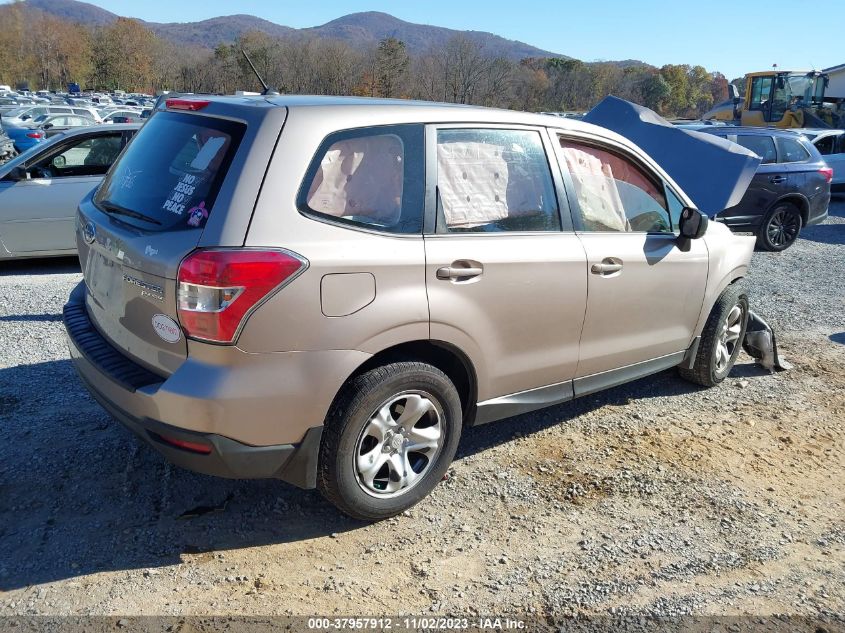 2014 SUBARU FORESTER 2.5I - JF2SJAAC9EH523578