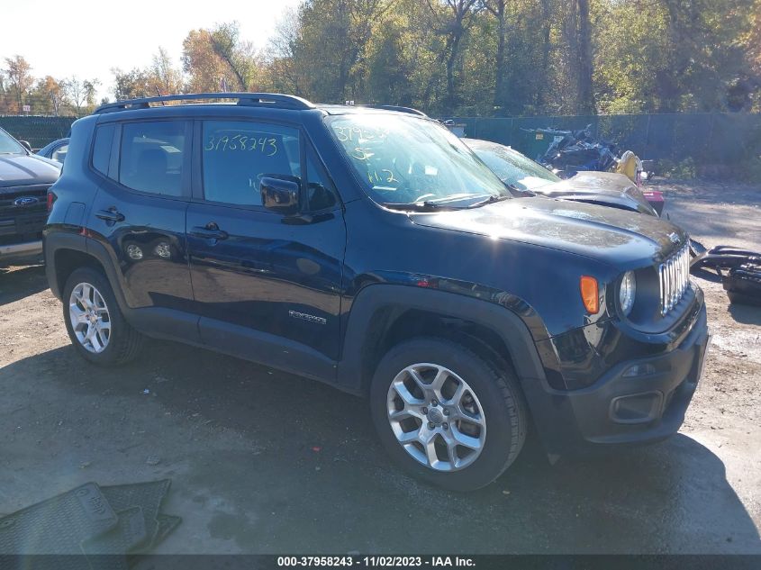 2017 JEEP RENEGADE LATITUDE - ZACCJBBBXHPE51981