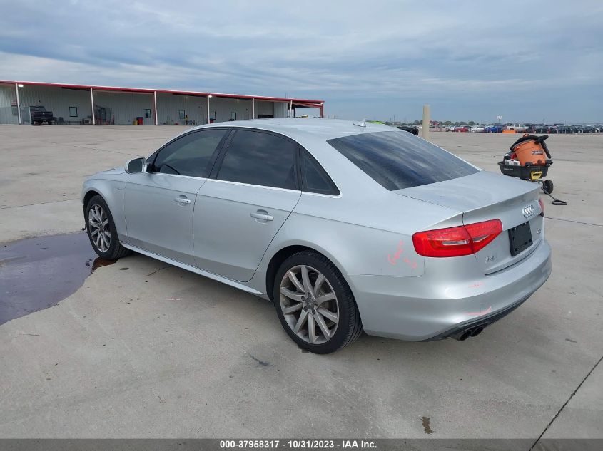 2014 AUDI A4 PREMIUM - WAUBFAFL5EN013073