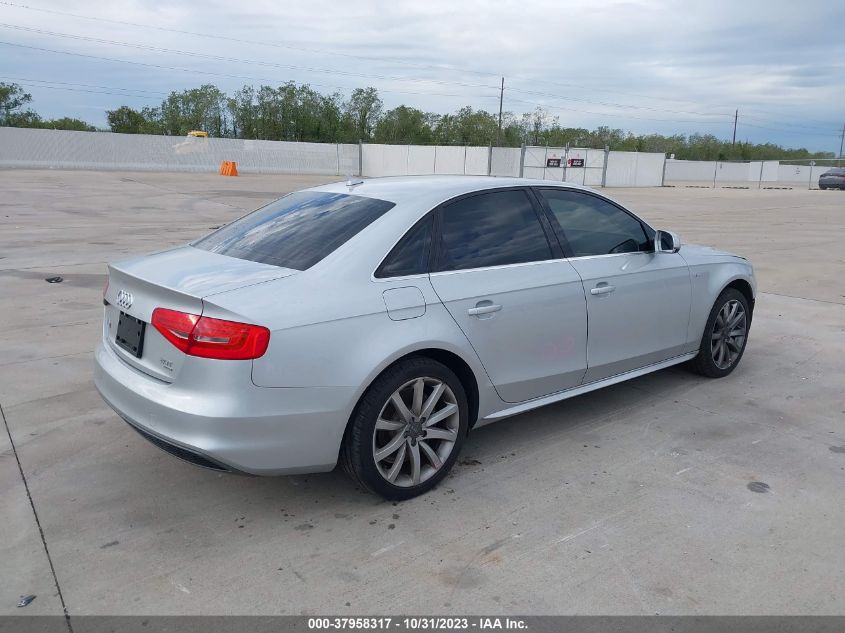 2014 AUDI A4 PREMIUM - WAUBFAFL5EN013073