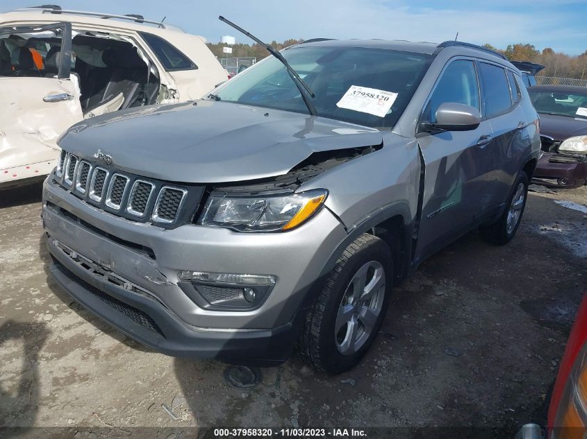 VIN 3C4NJDBB2LT148621 2020 JEEP COMPASS LATITUDE 4X4