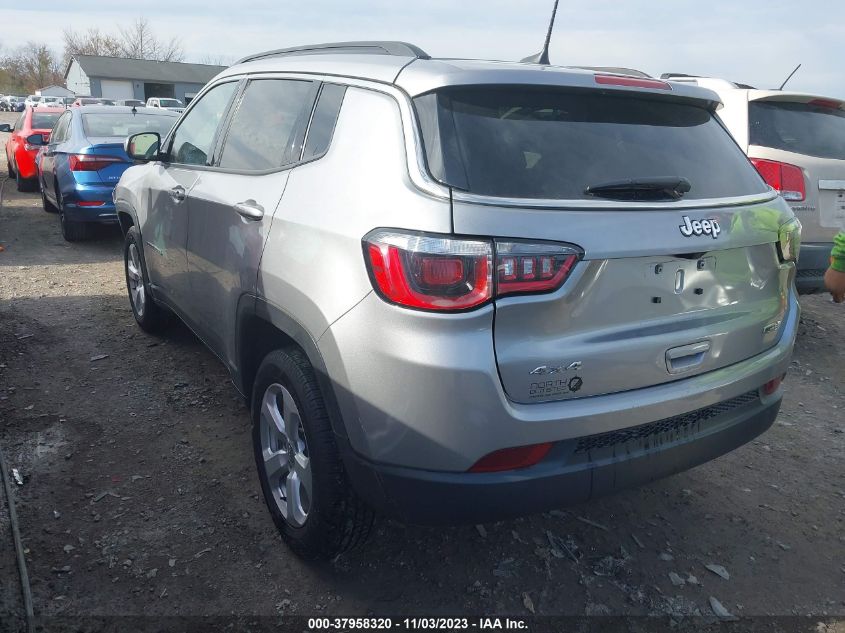 VIN 3C4NJDBB2LT148621 2020 JEEP COMPASS LATITUDE 4X4