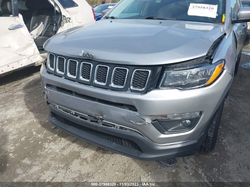VIN 3C4NJDBB2LT148621 2020 JEEP COMPASS LATITUDE 4X4