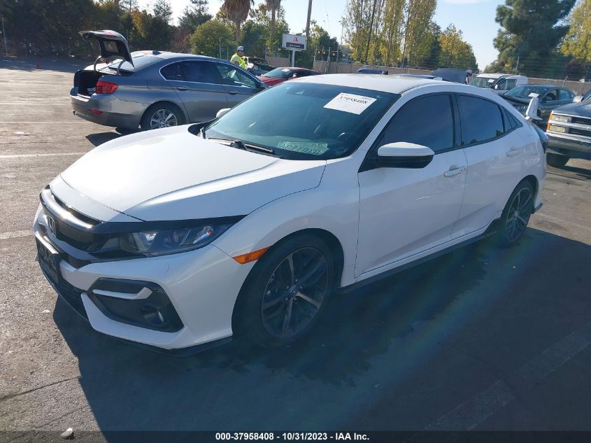 SHHFK7H46MU422980 Honda Civic Hatchback SPORT 2