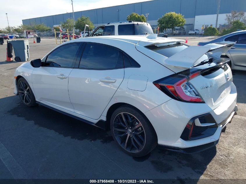 SHHFK7H46MU422980 Honda Civic Hatchback SPORT 3