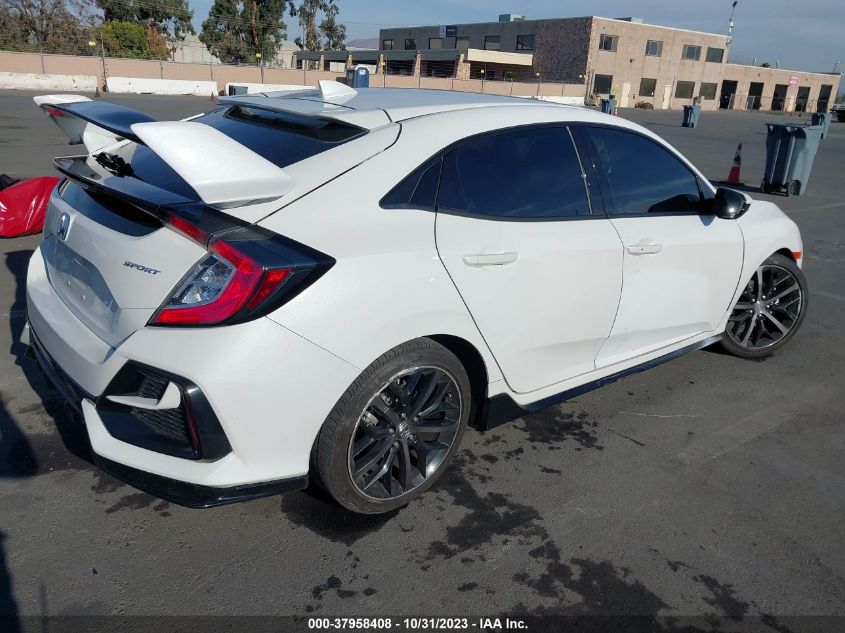 SHHFK7H46MU422980 Honda Civic Hatchback SPORT 4