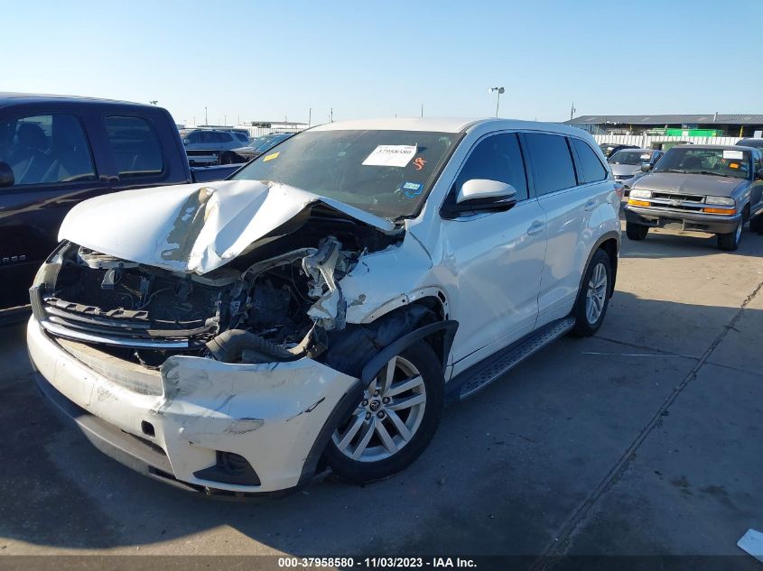 2016 TOYOTA HIGHLANDER LE - 5TDZARFH0GS019015