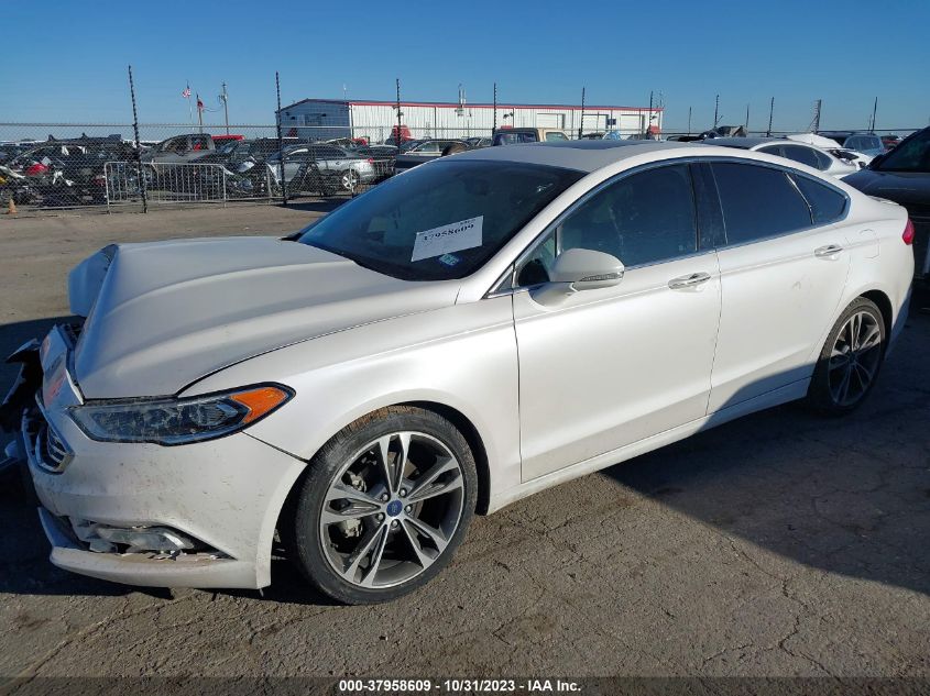 2017 FORD FUSION TITANIUM - 3FA6P0K96HR299609