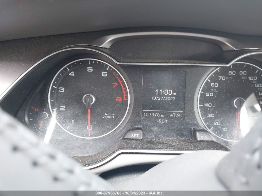 2013 AUDI A4 PREMIUM - WAUBFAFL7DN050253