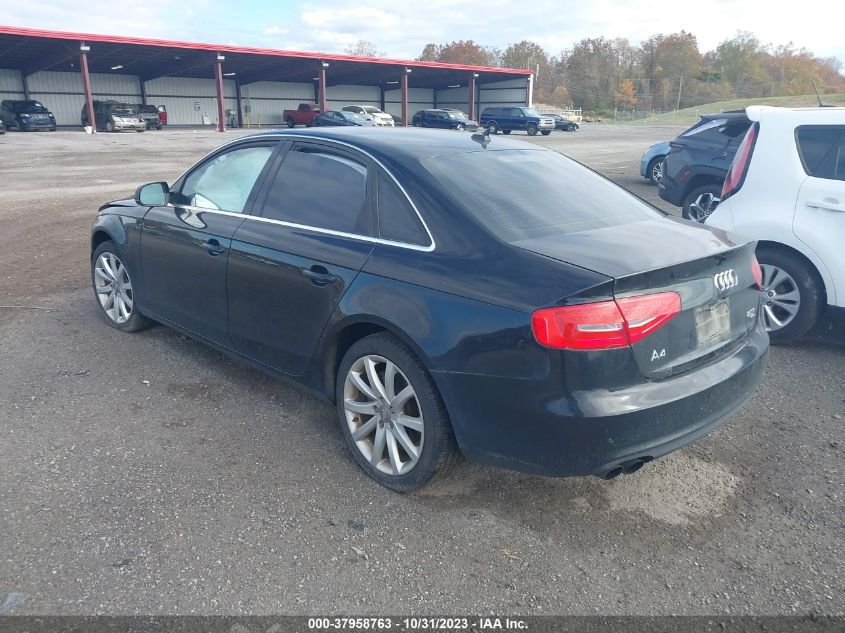2013 AUDI A4 PREMIUM - WAUBFAFL7DN050253