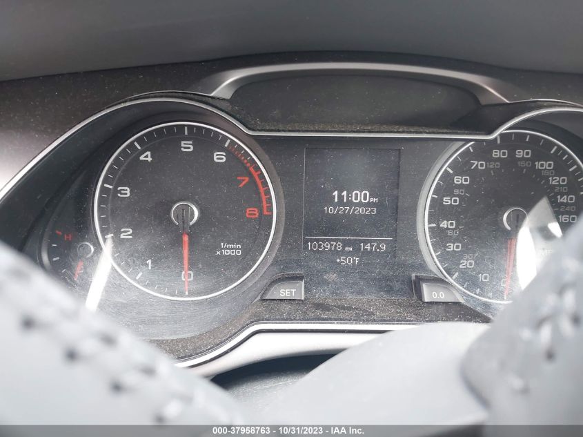 2013 AUDI A4 PREMIUM - WAUBFAFL7DN050253
