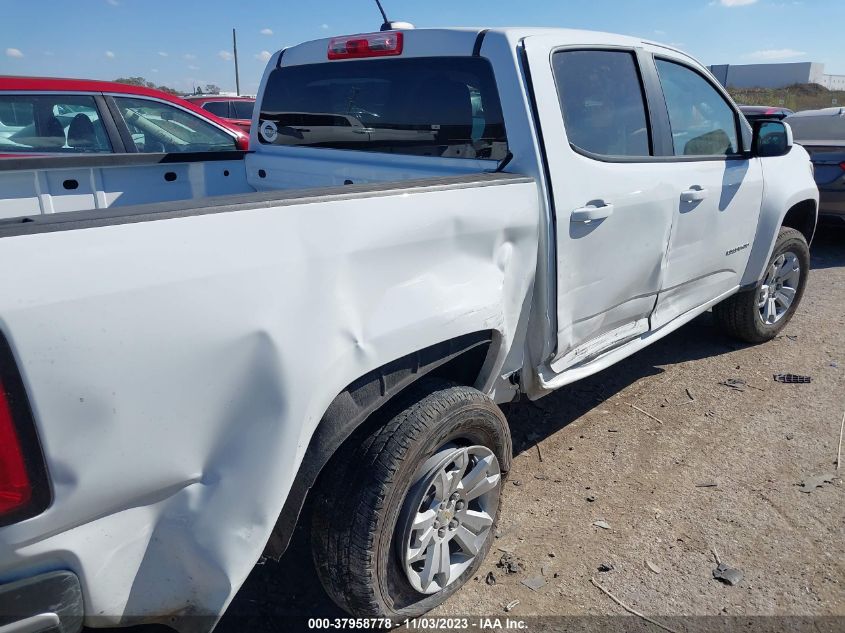 2022 CHEVROLET COLORADO LT - 1GCGSCEA3N1189580