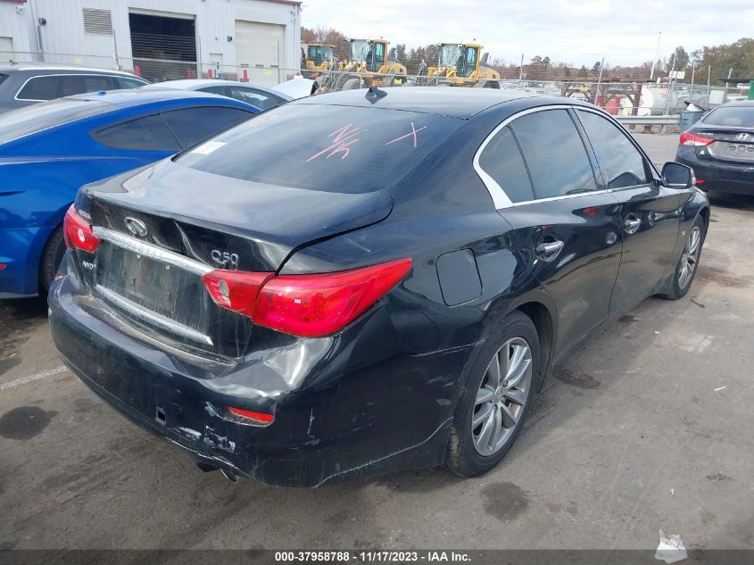 2014 INFINITI Q50 PREMIUM - JN1BV7AR7EM697654