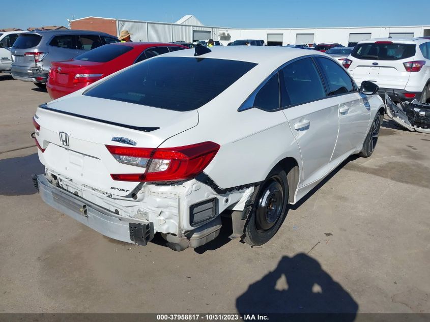 2021 HONDA ACCORD SPORT - 1HGCV1F39MA061659