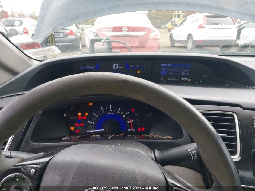 2013 HONDA CIVIC SDN LX 2HGFB2F59DH591046