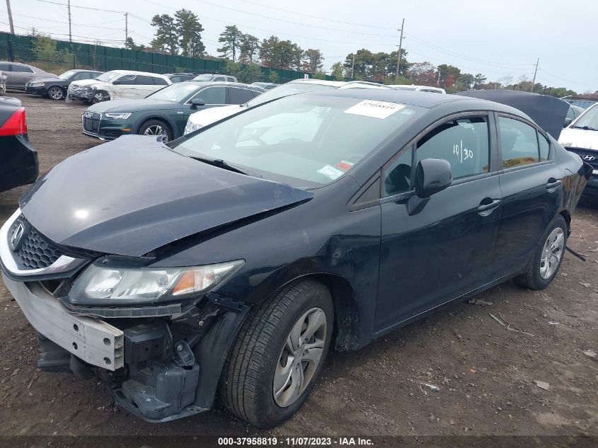 2013 HONDA CIVIC SDN LX 2HGFB2F59DH591046