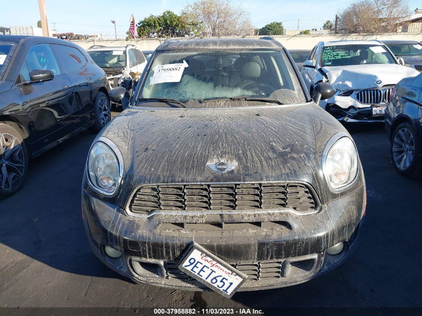 2013 MINI COUNTRYMAN COOPER S - WMWZC3C58DWP22212