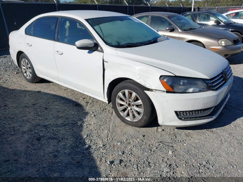 2014 VOLKSWAGEN PASSAT 1.8T WOLFSBURG EDITION - 1VWAT7A35EC104676