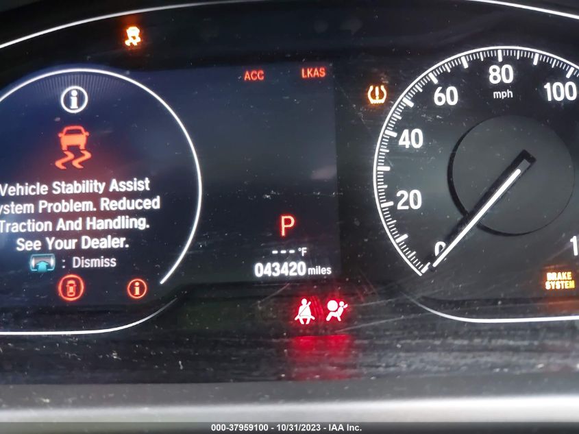 2020 HONDA ACCORD EX - 1HGCV1F44LA067019