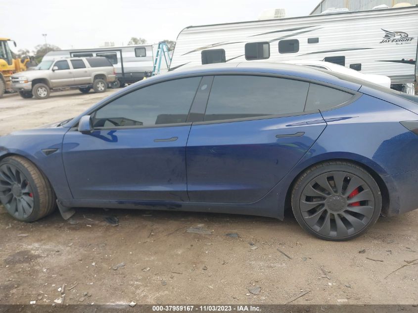 2023 TESLA MODEL 3 PERFORMANCE DUAL MOTOR - 5YJ3E1EC3PF398713