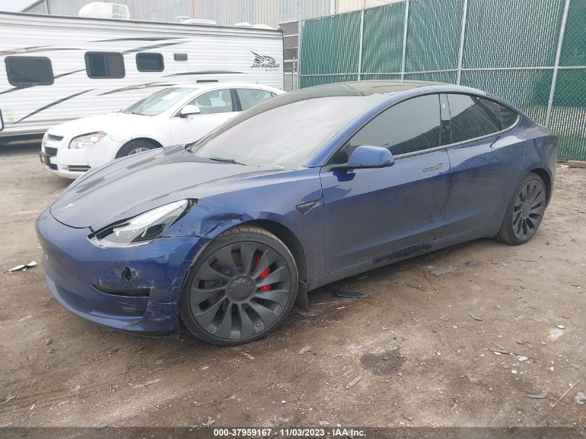 2023 TESLA MODEL 3 PERFORMANCE DUAL MOTOR - 5YJ3E1EC3PF398713