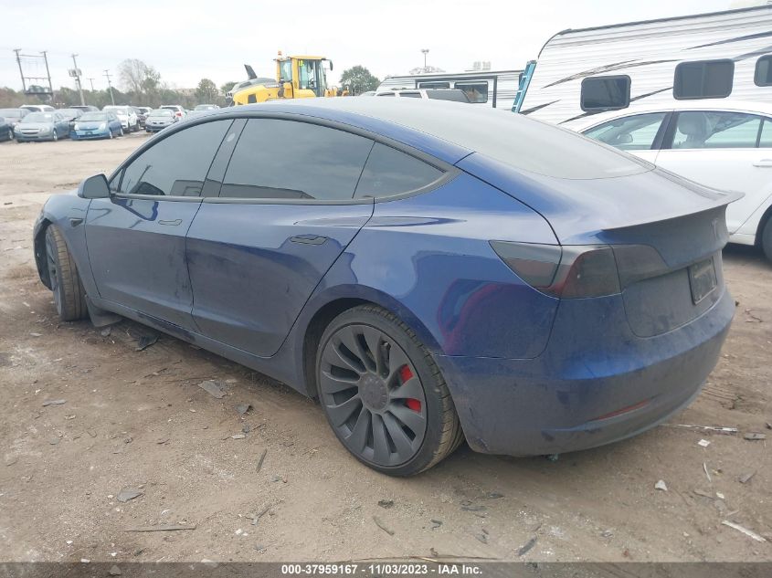2023 TESLA MODEL 3 PERFORMANCE DUAL MOTOR - 5YJ3E1EC3PF398713