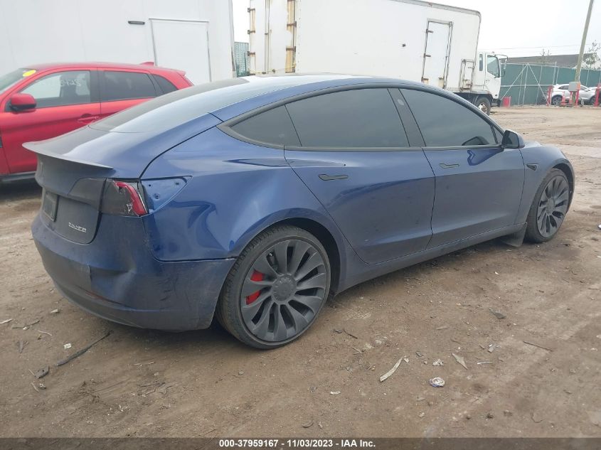 2023 TESLA MODEL 3 PERFORMANCE DUAL MOTOR - 5YJ3E1EC3PF398713