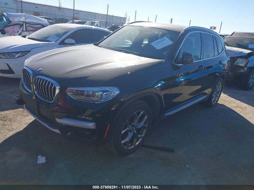 2021 BMW X3 SDRIVE30I - 5UXTY3C02M9F02255
