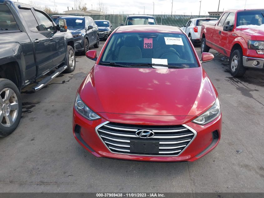 2017 HYUNDAI ELANTRA SE - 5NPD84LFXHH020787