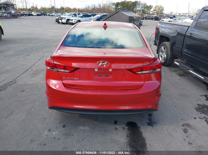 2017 HYUNDAI ELANTRA SE - 5NPD84LFXHH020787