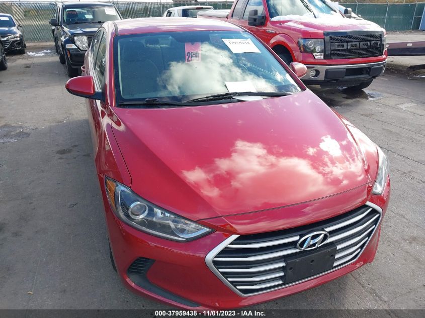2017 HYUNDAI ELANTRA SE - 5NPD84LFXHH020787
