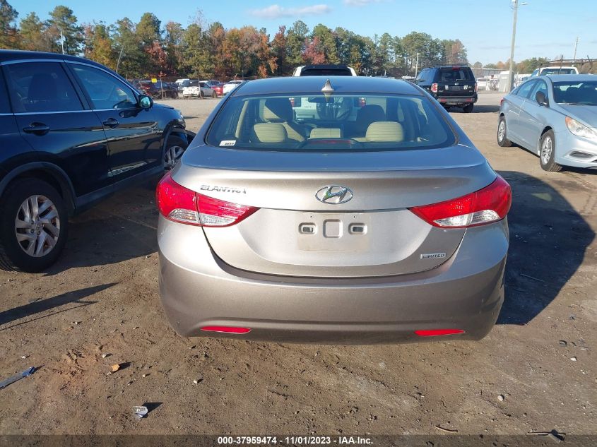 2013 HYUNDAI ELANTRA LIMITED - 5NPDH4AE8DH243964