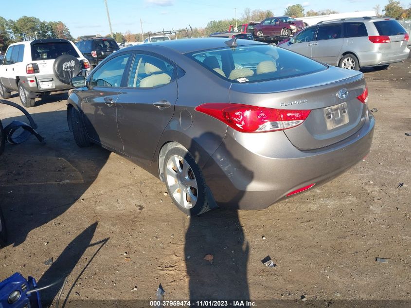 2013 HYUNDAI ELANTRA LIMITED - 5NPDH4AE8DH243964