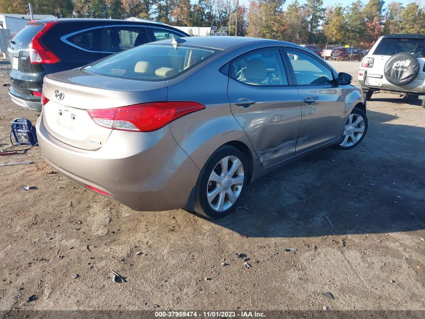 2013 HYUNDAI ELANTRA LIMITED - 5NPDH4AE8DH243964