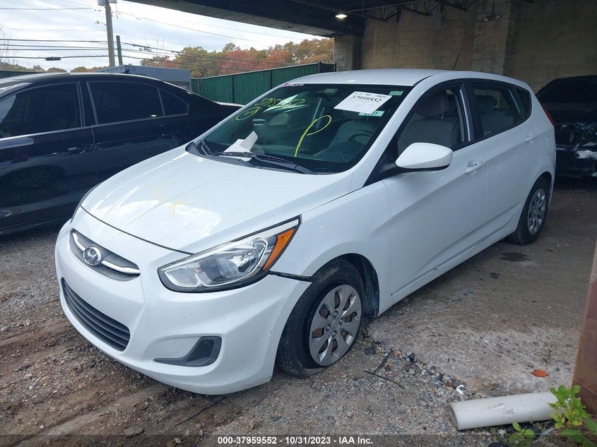 VIN KMHCT5AEXHU338596 2017 HYUNDAI ACCENT SE