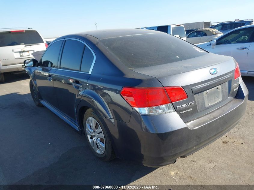 2013 SUBARU LEGACY 2.5I - 4S3BMBA67D3018544