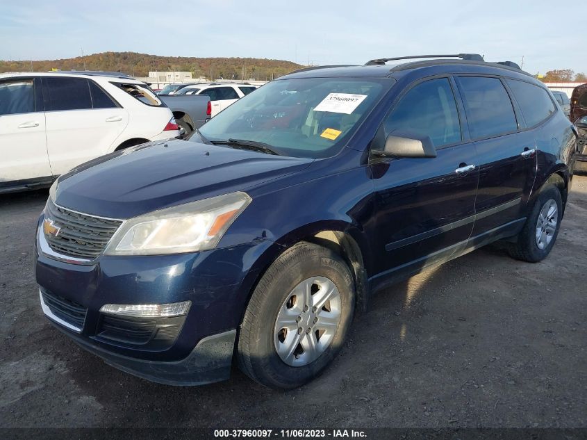 2015 CHEVROLET TRAVERSE LS - 1GNKRFKD5FJ358965