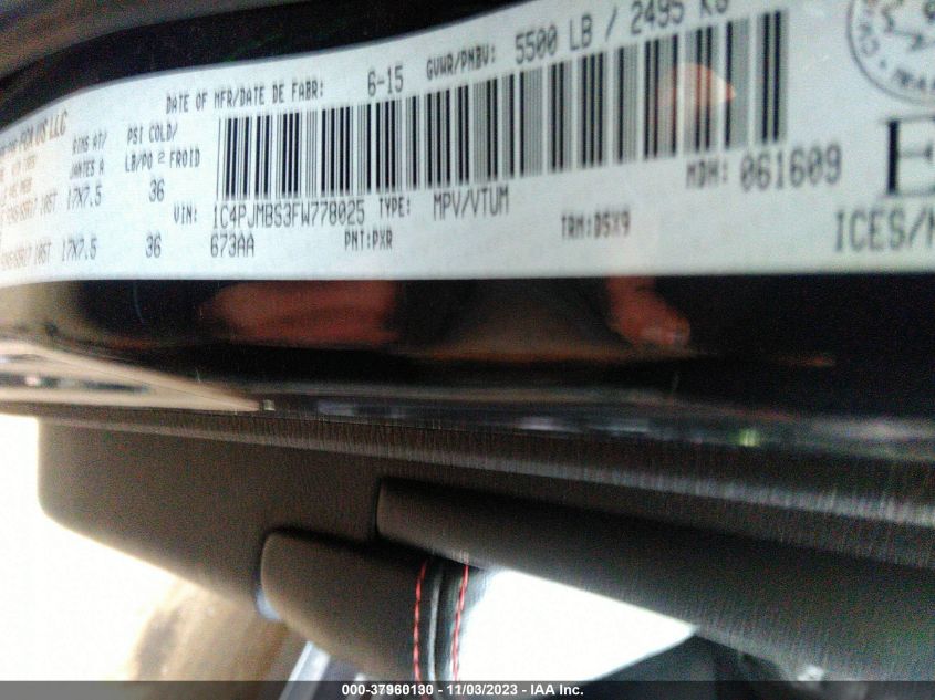 2015 JEEP CHEROKEE - 1C4PJMBS3FW778025