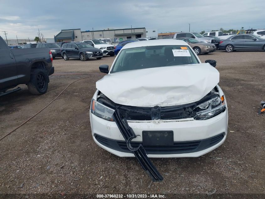2013 VOLKSWAGEN JETTA 2.0L S - 3VW2K7AJ9DM405387
