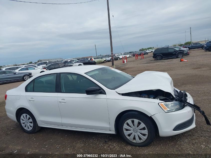 2013 VOLKSWAGEN JETTA 2.0L S - 3VW2K7AJ9DM405387