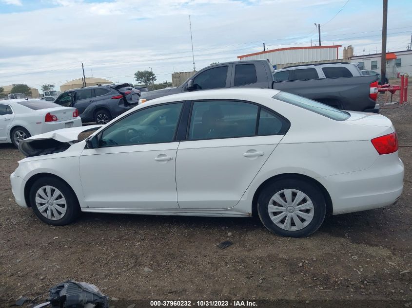 2013 VOLKSWAGEN JETTA 2.0L S - 3VW2K7AJ9DM405387