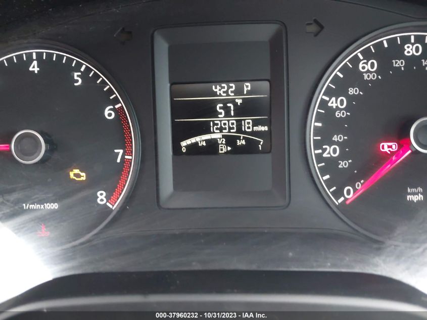 2013 VOLKSWAGEN JETTA 2.0L S - 3VW2K7AJ9DM405387