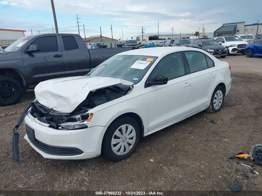 2013 VOLKSWAGEN JETTA 2.0L S - 3VW2K7AJ9DM405387