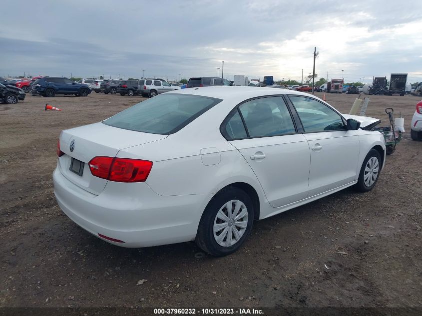 2013 VOLKSWAGEN JETTA 2.0L S - 3VW2K7AJ9DM405387