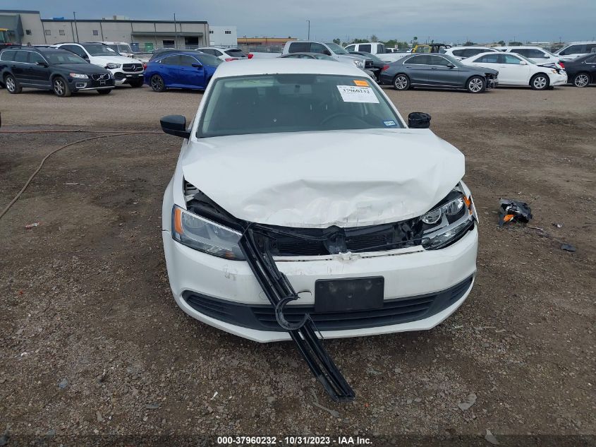 2013 VOLKSWAGEN JETTA 2.0L S - 3VW2K7AJ9DM405387